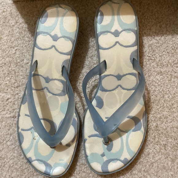 Coach blue sandals - Picture 2 of 3
